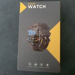 Smart Watch with Black Band